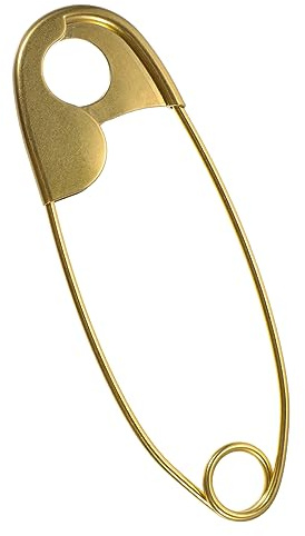 Housoutil Decoración de Pared de 22 Cm de Metal Dorado Imperdible Ligero y Fácil de Colgar Arte Divertido para Lavandería para Sala y Cuarto de Lavado