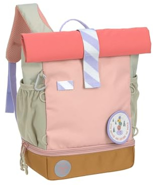 LÄSSIG Kinderrucksack Wanderrucksack Kindergartenrucksack, 9 Liter, ab 3 Jahre, 9 Liter/Mini Outdoor Backpack Sunny Explorer Rose/Pink