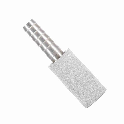 Aqur2020 Stainless Steel Diffusion Stone, Aeration Carbonating Stone for Beer Brewing, with High Efficiency and Easy to, Durable Material (2Micron)