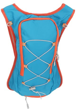 CHICIRIS Hydration Ryggsäck Lätt Löparryggsäck Oxfordduk 41 X 29 X 10 Cm med Vattentätt Tyg Reflexremsor Hjälm Meshficka för Vandring Cykling Jogging Herr Damer