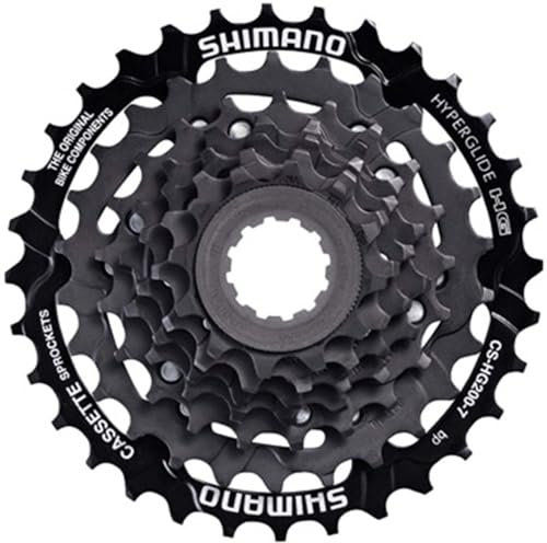 SHIMANO Unisex – Erwachsene Cshg200 Zahnkranz-Kassette, Schwarz, Einheitsgröße