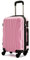 R.Leone Ryanair 55x40x20cm Valigia Trolley Bagaglio a mano Rigido Ultraleggero in ABS 4 Ruote smontabile Rimovibili Autonome 20373N (Valigia 55X40X20cm, Rosa Pastello)