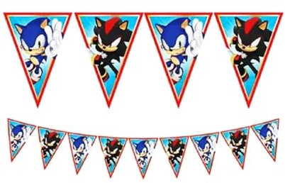 Procos Bandierine Sonic Party