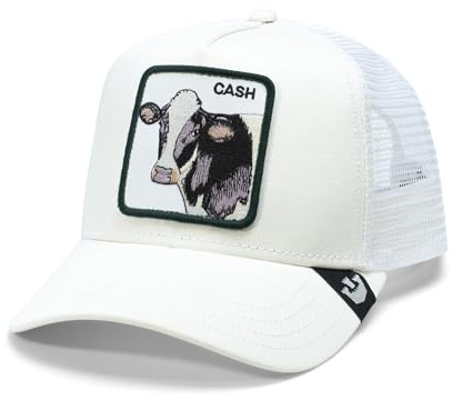 Goorin Bros. Trucker Hat Herren - Mesh Baseball Snapback Cap - The Farm, Elfenbeinfarben (die Cash Cow), Einheitsgre
