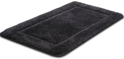 Mixibaby Badteppich rutschfeste,weicher Badezimmerteppich, Wasserabsorbierend Badematte, Maschinenwaschbar, Badvorleger für Dusche, Badewanne und Toilette, Größe:60 cm x 100 cm, Farbe :Anthrazit