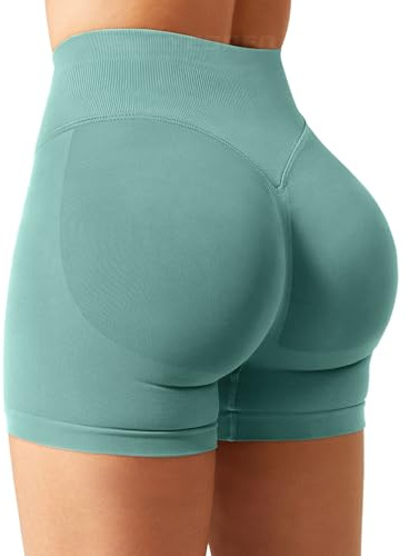 YEOREO Pantaloncini sportivi da 'donna' Invisible Scrunch Butt Lifting Gym Training Shorts 4.5 Seamless Leggings Corti per Donne Sportive