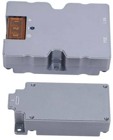 Jiawu Kit Adaptateur GigE PoE Haute Vitesse, Protection Contre Les Surtensions pour Un Transfert de Données Rapide, Ensemble Ethernet Satellite