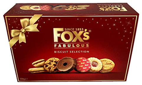 Foxs Fabulously Biscuit Selection Assortment Luxury Box |9 Variety|Milk/Dark Chunkie Cookies |Orange Sundae |Round di cioccolato al latte |dita viennesi |creme marmellata |dorato/burro creme e