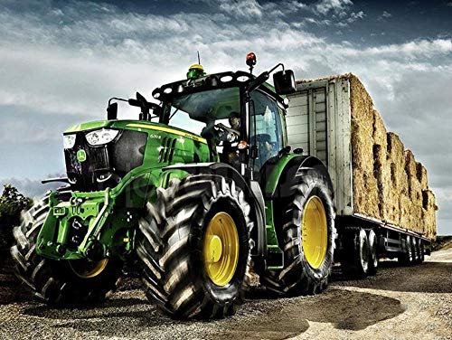 MLYCN DIY 5D Diamant Malerei Kits,Großes Landwirtschaftliches Fahrzeug Full Drill Diamond Painting Crystal Strass Stickerei Bilder Kunst Handwerk Für Home Wall Decor