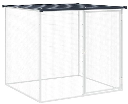 Tidyard Hühnerkäfig mit Dach Hühnerstall Kleintierkäfig Hühnerhaus Geflügelstall Kleintier Käfig Hühnervoliere Hühnergehege Gehege Hühner Freilaufgehege Kleintierstall 103 x 98 x 90 cm (L x B x H)