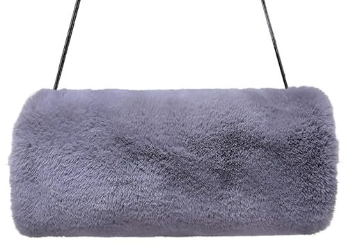 LICHENGTAI Manchon d'hiver en fausse fourrure - Chauffe-mains moelleux - Super doux et élégant - Pour femmes et filles - Garder les mains au chaud en hiver