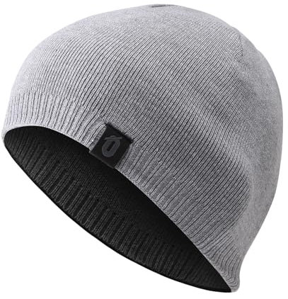 GEAR WEAR Laufmütze,Wendestil Einfacher Stil Solide Langlebige Glatt Warm Doppelschicht Sportmütze für Laufen,Radfahren,Totenkopf,Ski,Joggen,Wandern für Herren Damen Ohren Abdecken Winter