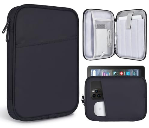 Custodia per tablet da 8-9 pollici per Amazon Fire HD 8 / Fire HD 8 Plus 8 , Samsung Galaxy Tab A9 8,7 / Tab A7 Lite 8,7 / Tab A 8 e iPad Mini 7 6 8,3 / iPad Mini 5 4 3 2 1 8,9 pollici (8,3