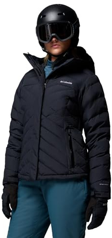 Columbia Manteau Lay D Down V, Omni-Heat réfléchissant, Répulsion Omni-Shield, Duvet certifié RDS, Jupe pare-neige ajustable, Capuche compatible avec un casque - Femmes