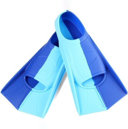 Snorkelling fins, swimming fins snorkelling adult men women children open heel diving fins (L 9.46-10.24in)