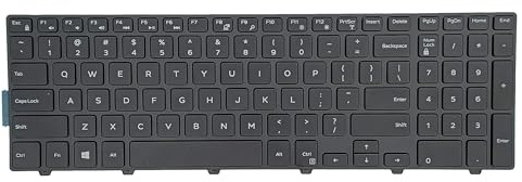 Teclado de repuesto para Dell Inspiron 15 3000 5000 3541 3542 3543 3551 3552 3558 3593 3567 5542 5545 5547 5755 5551 5558 5552 5758 Laptop 5759 5559, Inspiron 17 5000 5748 5749 5755 5758 5759