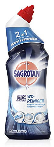 Sagrotan WC-Reiniger Atlantikfrische – Reinigungsmittel für langanhaltende WC-Frische – 1 x 750 ml
