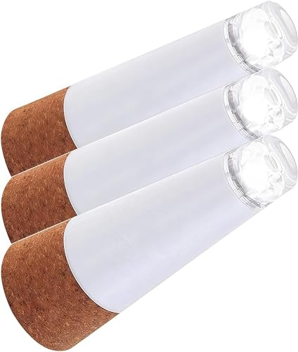Esoes 3 pezzi Lampada per bottiglia di vino, luci LED per tappo di sughero, ricaricabile USB, luce per tappo, bottiglia di vino vuota, lampada per luce di candela, cena, casa, decorazione per feste