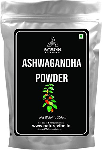 Naturevibe Botanicals Organic Ashwagandha Powder - 200gms