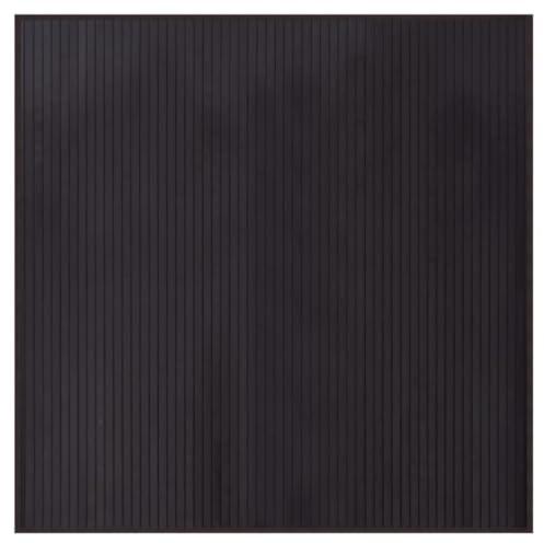 Tappeto Quadrato Marrone Scuro 100x100 cm in Bambù Zerbino Ingresso Interno Tappeto Salotto Moderno Tappeto Soggiorno Tappeto Passatoia Cucina per Sala Studio Camera Da Letto Sala Da Pranzo Soggiorno