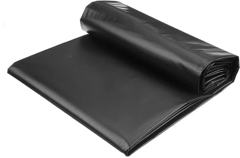 Revestimiento de estanque al aire libre, membrana de polietileno de alta densidad, lona impermeable preformada para estanque Koi, paisaje, jardín, color negro