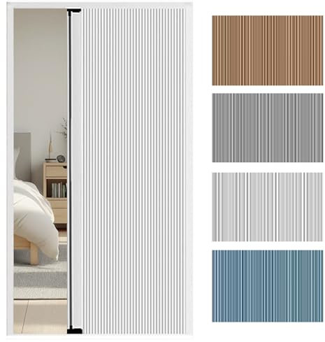 GOCHUSX Porte Pliante Coulissante sur Mesure, Portes Pliantes Coulissantes Rétractables, Portes Coulissantes Pliantes pour Placard pour Cuisine, Garde-Manger, Douche