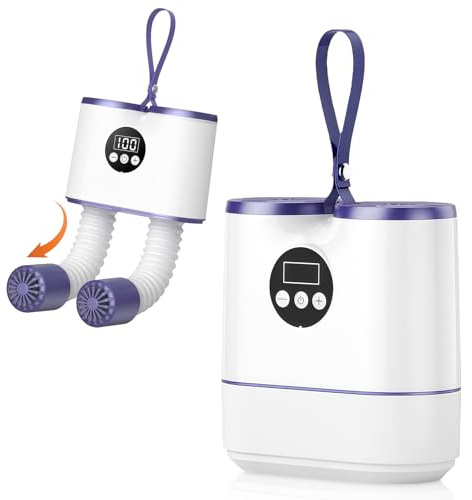 Flintronic Elektrischer Schuhtrockner, Schuhtrockner Elektrisch, Tragbarer Schuhtrockners, Stiefeltrockner für Skischuhe Socken Schuhe Handschuhe