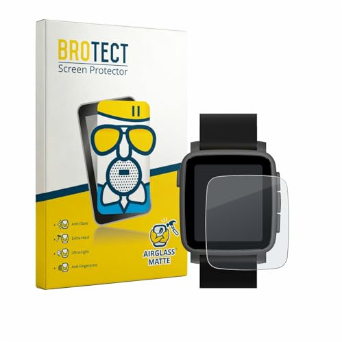 brotect Anti-Glare Glass Screen Protector Matte Compatible with Pebble Time 2 2026 - Anti-Scratch 9H Protection Film