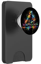 DJ Rave EDM Music Festival DJ y Tocadiscos Pintura Splash Art PopSockets PopWallet para MagSafe