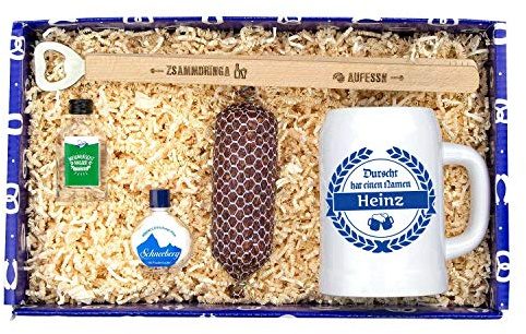 Bavariashop Geschenkbox Des braucht a Mo, Zünftige Geschenkidee aus Bayern