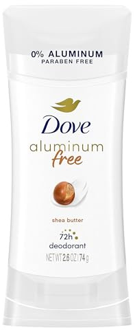 Dove 0% Aluminium Non-Irritating Deodorant Stick for Underarm Care Shea Butter Children Without Aluminium 75ml