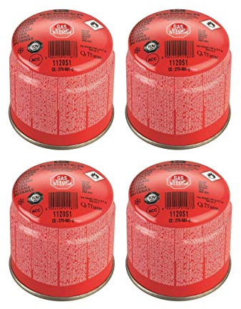 Kemper Gaskartuschen 190 g Art. 1120S1 - mit Membran-Sicherheitssystem - Angebot für 4 Stück