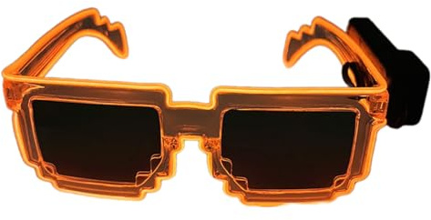 Beimus Lunettes de soleil lumineuses à LED pour événements nocturnes, carnavals et festivals de musique