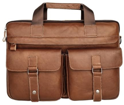 laptopfodral, Portföljer 15,6 Laptopväska Kontorsväskor for dokumentaffärsaxel Messenger-handväska