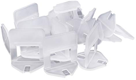 Bauhandel24 1000 languettes de traction 2 mm système de pose carrelage outil de nivellement pour mur sol cale carrelage autonivelant