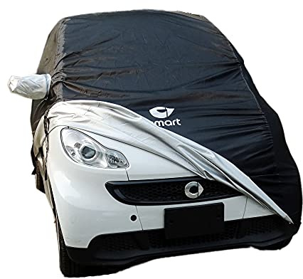 Housse De Voiture éTanche Couverture ComplèTe pour Smart Fortwo 451 453 ExtéRieur IntéRieur Pluie PoussièRe Soleil Protection UV CrèMe Solaire ÉTé Hiver