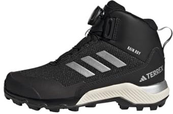 adidas Terrex Winter Mid BOA RAIN.RDY Hiking Shoes Wanderschuhe, Core Black/Silver/Core Black, 35 EU