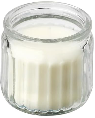 JÄMLIK Duftkerze MINI 10er Pack (Set) im Glas, Vanille/hellbeige (12 Std.) IKE 505.941.50