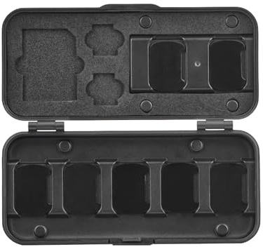 Lokyoyo Custodia magnetica portatile per DJI Osmo Pocket 3 filtro obiettivo, custodia per filtro obiettivo fotocamera, accessori per fotocamera, custodia da viaggio può contenere 7 tasche e 3 filtri