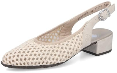 Rieker Escarpins à lanières pour femme 47060, Beige 60., 36 EU