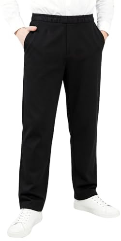 BBXWANG Boys Waterproof Trousers Elasticated Waist Black Boys School Trousers Sturdy Fit Lightweight Water Proof Trousers Kids 10-16 Years for School Outdoor