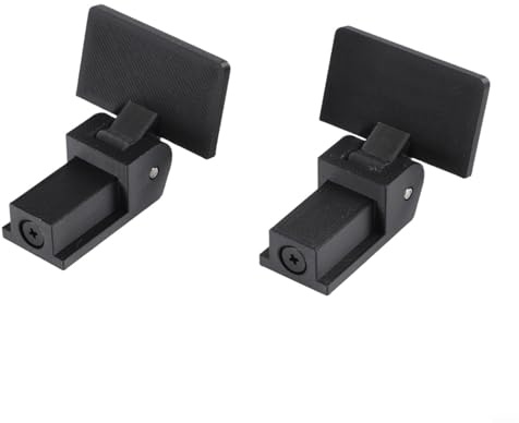 2 Pezzi Coperchio Antipolvere Cerniera in Plastica per Giradischi AT LP120 LP60X LP5 LP3 LP70X LP140 Accessori Nero Leggero Facile Montaggio