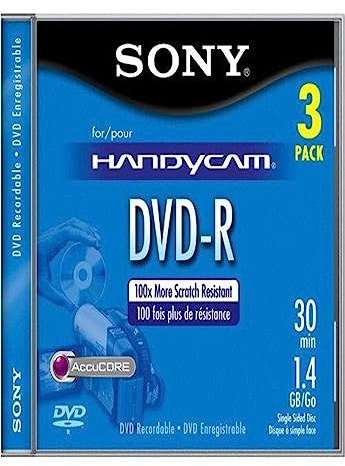 Sony 8cm DVD-R with Hangtab (3 Pack)