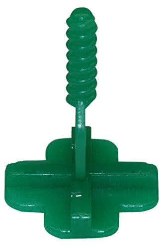 Karl Dahm Separadores de Baldosa Roscados en Cruz Para Juntas de 4mm, 500 Pzas, Verde I Separadores para Sistema de Nivelación de Azulejos I Alicatado Fácil Profesional para Colocar Azulejos – 12465