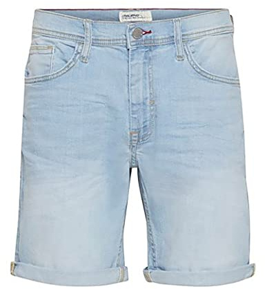 Blend Short en Jean pour Homme, 200290/denim Bleu Clair, L