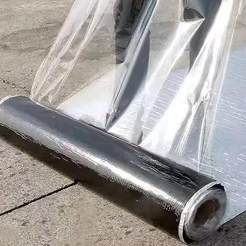 FENGSHOUU Aluminium Wasserdichtes Klebeband Butylband Dachpappe Selbstklebend Bitumenband Reparatur-klebeband,zum Abdichten und Befestigen im Pool Loch Rohr Dach Wohnmobil Bad (0.2x2m)