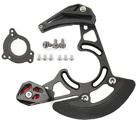 Surakey Fahrrad Kettenführung 32-38T Fahrradkettenführung MTB Fahrradkettenschutz Ultraleichter Hochfester Fahrradkettenschutz aus Aluminiumlegierung für die meisten Fahrräder Rennräder Mountainbikes