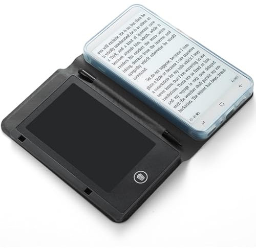Lector de Libros Electrónicos de 1+8GB, Lector de Libros PDF Eléctrico de 5 Pulgadas sin Tinta, para Android 5.1, Support FM, WiFi, Bluetooth