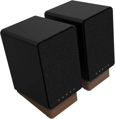 Onkyo Creator Series GX-30ARC Powered Speakers, Black - 4 woofer, HDMI ARC, USB/C, Line/Phono, Optical Ports, Bluetooth 5.3 Audio connectivity