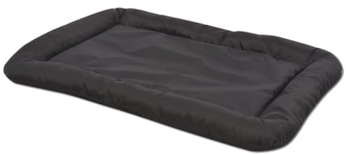 Teenpull Letto per cani taglia M, nero, impermeabile, tessuto Oxford, fondo antiscivolo, comodo posto letto per cani e gatti, adatto per interni
